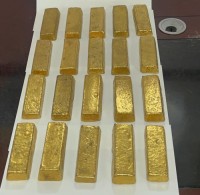 UNREFINED GOLD BARS