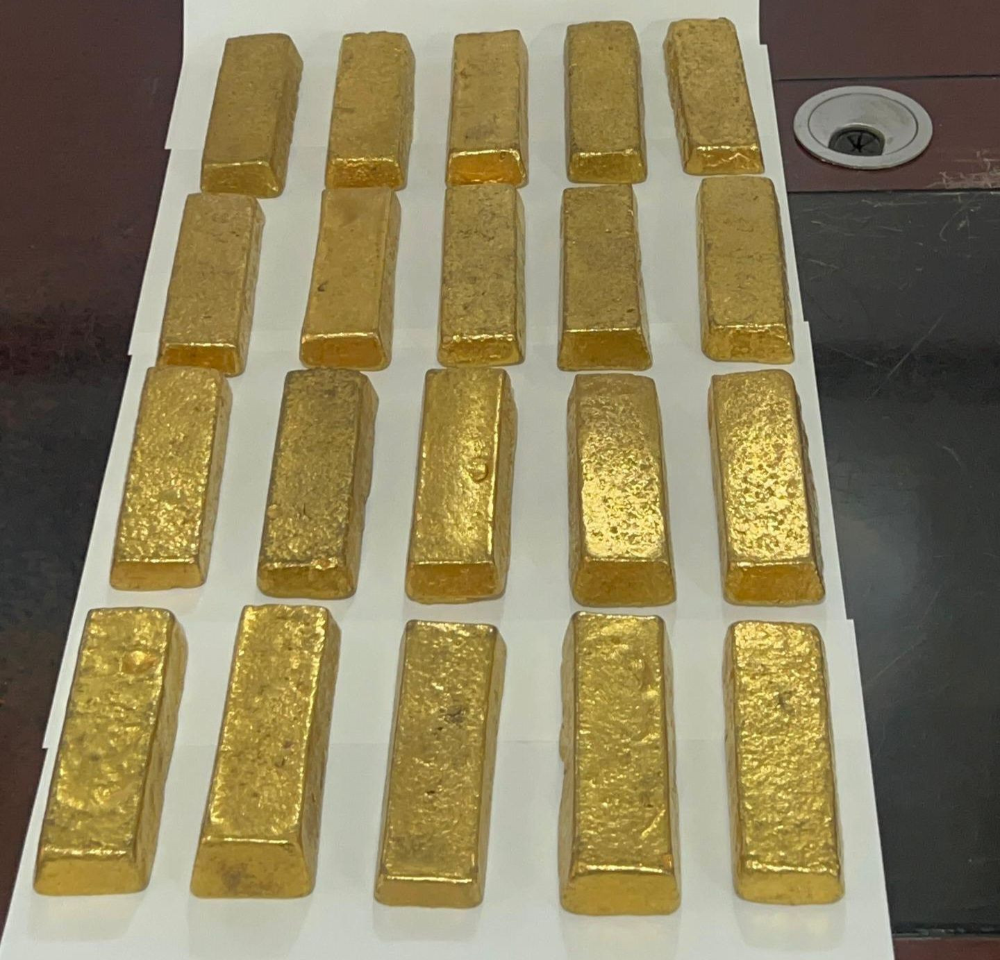 UNREFINED GOLD BARS